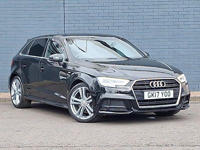 Used Audi A3 S-Line 190 HP (139 kW) 2017 Black Hatchback