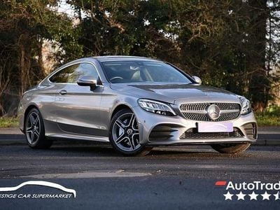 Used Mercedes C300 AMG line 258 HP (189 kW) 2021 Silver Coupe