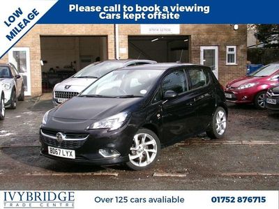 Used Vauxhall Corsa SRi 90 HP (66 kW) 2017 Black Hatchback