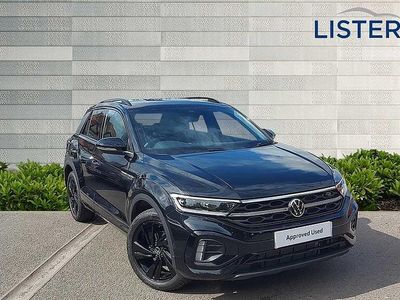 Deep black Used 2025 VW T-Roc Black Edition SUV | £27,991 (Expensive)