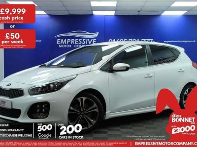 Used Kia Ceed GT-Line 118 HP (86 kW) 2018 White Hatchback