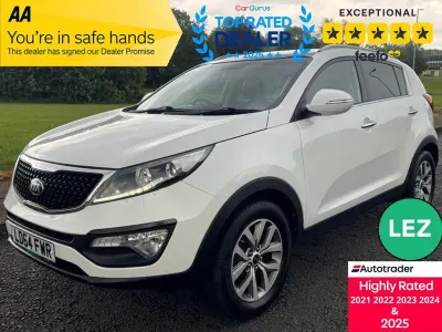 Used Kia Sportage 133 HP (97 kW) 2014 White SUV