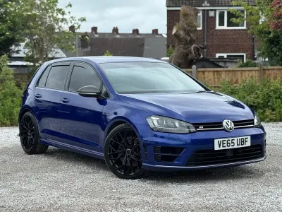 Used VW Golf VII R 2015 Blue Hatchback
