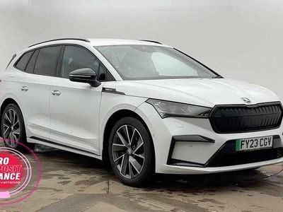 Used Skoda Enyaq iV SportLine 150 kW (204 HP) 2023 White SUV