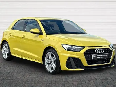 Used Audi A1 Sportback S-Line 95 HP (69 kW) 2022 Yellow Hatchback