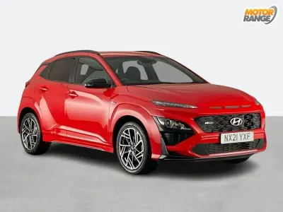 Used Hyundai Kona N Line 120 HP (88 kW) 2021 Red SUV