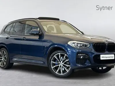Used BMW X3 M Sport 181 HP (133 kW) 2021 Blue SUV