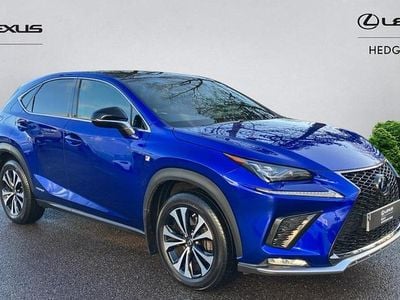 Used Lexus NX300h Sport Line 197 HP (144 kW) 2020 Azure blue SUV