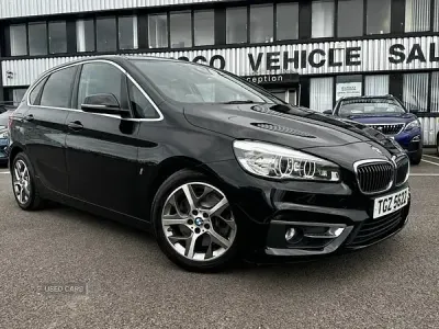 Used BMW 225 Active Tourer Luxury Line 221 HP (162 kW) 2017 Black MPV