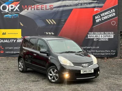 Used Nissan Note N-TEC 110 HP (80 kW) 2011 Black Hatchback