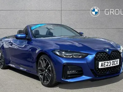 Used BMW 420 M Sport 184 HP (135 kW) 2023 Blue Cabriolet