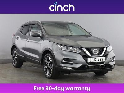 Grey Used 2017 Nissan Qashqai N-Connecta SUV | £11,999 (Fair price)