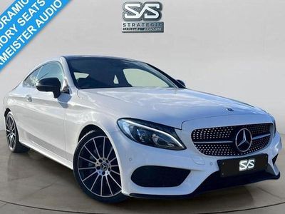 Used Mercedes C250 AMG Line Premium Plus 204 HP (150 kW) 2018 White Coupe