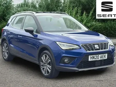 Used Seat Arona XCELLENCE 116 HP (85 kW) 2020 Blue SUV
