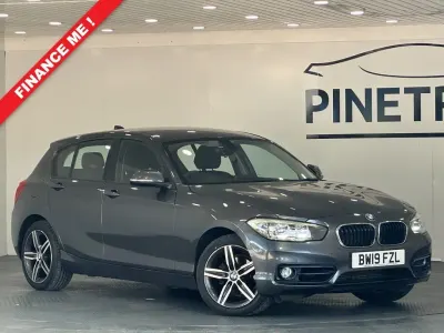Used BMW 118 Sport Line 136 HP (100 kW) 2019 Grey Hatchback