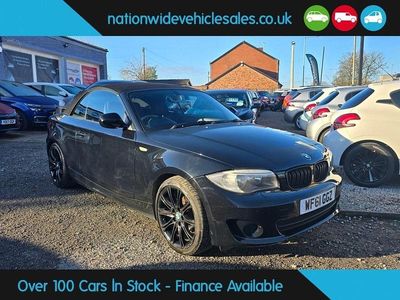 Used BMW 118 Cabriolet Sport Line 143 HP (105 kW) 2011 Black Cabriolet
