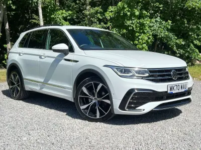 Used VW Tiguan R-line 150 HP (110 kW) 2020 White SUV