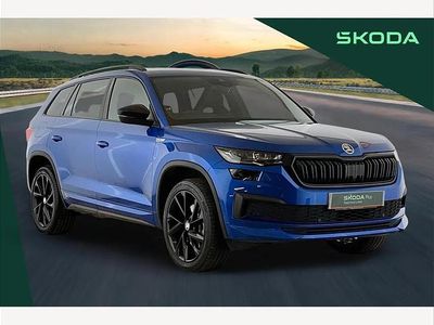 Used Skoda Kodiaq SportLine 150 HP (110 kW) 2022 Blue SUV