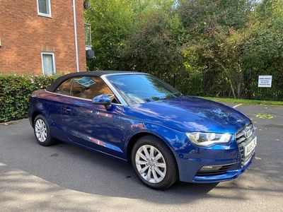 Blue Used 2015 Audi A3 Cabriolet Comfort Cabriolet | £7,995 (Fair price)