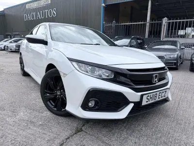 Used Honda Civic SR 129 HP (94 kW) 2018 White Hatchback