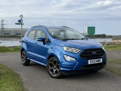 Used Ford Ecosport ST-Line 125 HP (91 kW) 2021 Blue SUV