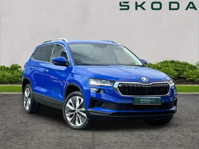 Used Skoda Karoq SE L 150 HP (110 kW) 2022 Blue SUV