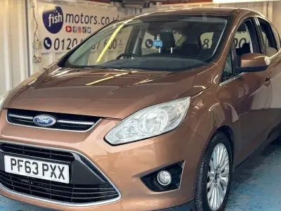 Begagnad Ford C-MAX Titanium 116 HK (85 kW) 2014 Brun Minibuss
