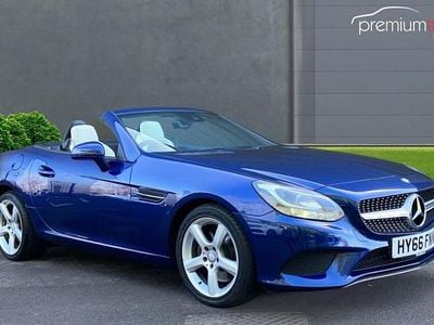 Used Mercedes SLC200 184 HP (135 kW) 2016 Blue Cabriolet