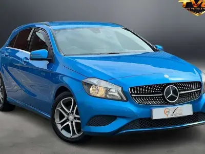 Used Mercedes A200 136 HP (100 kW) 2015 Blue Hatchback