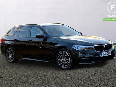 Black Used 2020 BMW 520 M Sport Estate | £20,499 (Fair price)