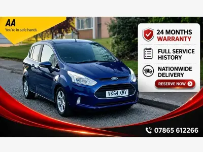 Używany Ford B-MAX Zetec 95 KM (69 kW) 2014 Niebieski Minivan
