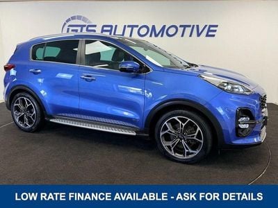 Begagnad Kia Sportage GT-Line S 185 HK (136 kW) 2019 Blå SUV