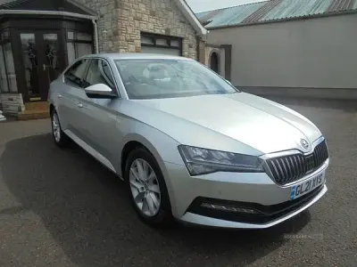 Used Skoda Superb SE 150 HP (110 kW) 2021 Silver Hatchback