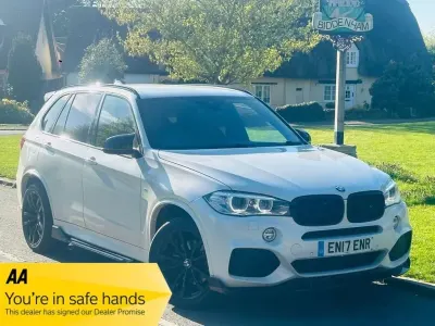 Begagnad BMW X5 M Sport 313 HK (230 kW) 2017 Vit SUV