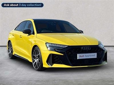Yellow Used 2024 Audi RS3 Comfort Sedan | £58,954 (A bit pricey)