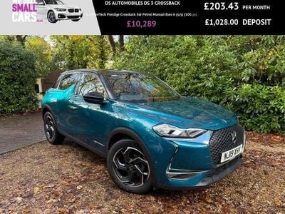 Blue Used 2019 DS Automobiles DS3 Prestige MPV | £9,989 (Fair price)