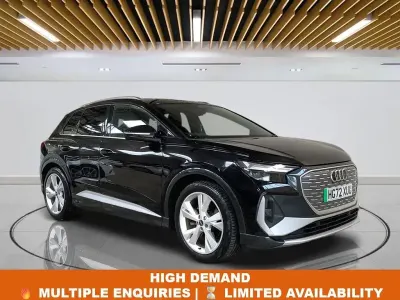 Used Audi Q4 e-tron S-Line 125 kW (170 HP) 2023 Black SUV