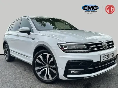 Used VW Tiguan R-line 150 HP (110 kW) 2020 White SUV