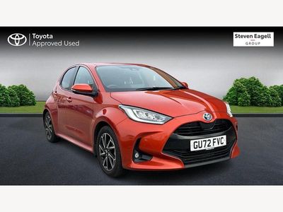 Used Toyota Yaris Hybrid Design 2022 Orange Hatchback