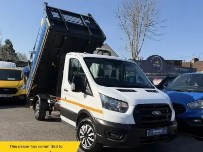 Used Ford Transit 130 HP (95 kW) 2021 White Cabriolet
