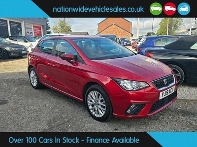 Used Seat Ibiza SE Technology 95 HP (69 kW) 2019 Red Hatchback