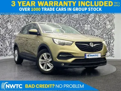 Used Vauxhall Grandland X S 130 HP (95 kW) 2018 Gold SUV