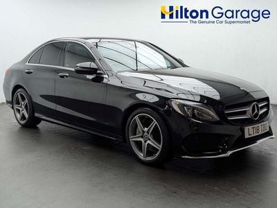 Used Mercedes C250 AMG Line Premium Plus 2018 Black Sedan