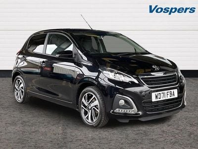 Used Peugeot 108 Allure 72 HP (52 kW) 2021 Black Hatchback