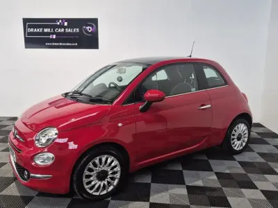 Used Fiat 500 Lounge 69 HP (50 kW) 2018 Red Hatchback