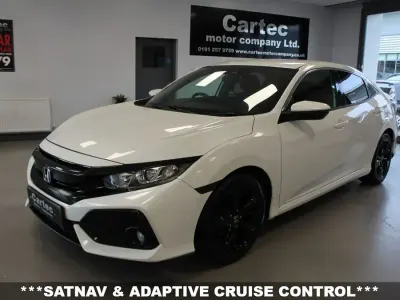 Used Honda Civic SR 126 HP (92 kW) 2019 White Hatchback