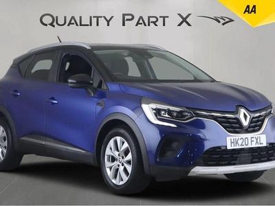 Blue/black Used 2020 Renault Captur Iconic SUV | £8,797 (Fair price)