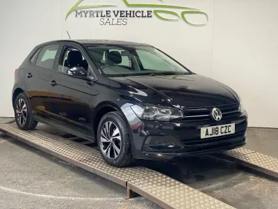 Used VW Polo SE 95 HP (69 kW) 2018 Black Hatchback