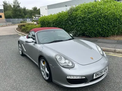 Used Porsche Boxster 310 HP (228 kW) 2009 Arctic silver metallic Cabriolet