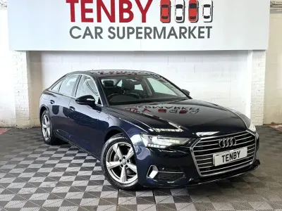 Used Audi A6 Sport 204 HP (150 kW) 2020 Blue Sedan